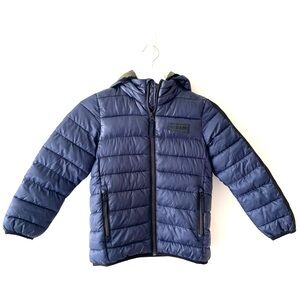 Molo Puffer Jacket Hooded Navy Size 6